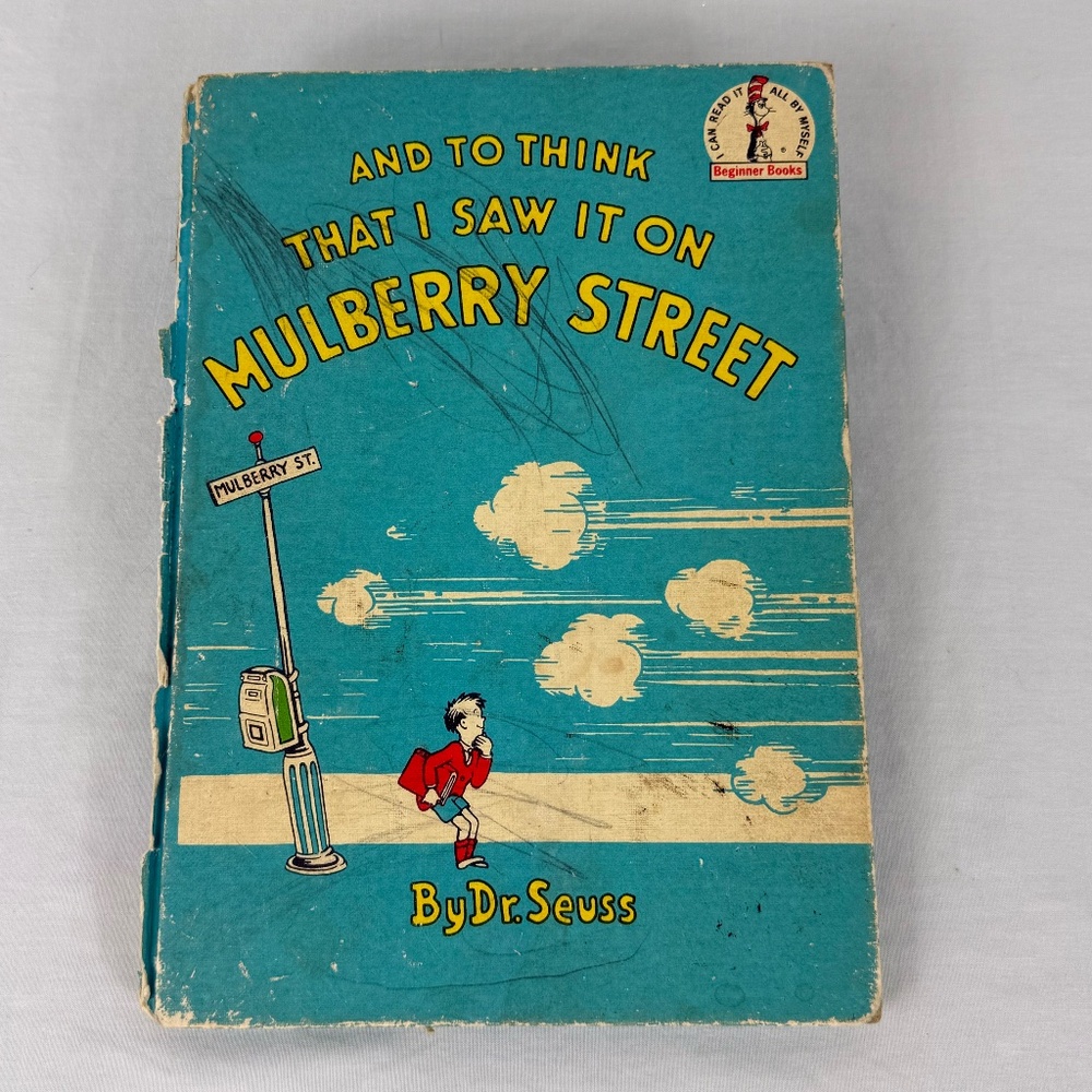 1964 "And To Think I Saw It On Mulberry Street" Dr. Suess Beginner Book